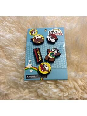 New Set of 5 Colorful Cartoon Character Shoe Croc Charms Kid Adult